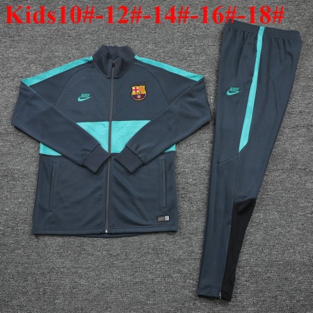FC Barcelona 2020-2021 Barn Tränings Sweatshirtställ M001